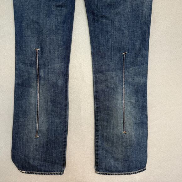 Y2K Guess Jeans Premium Womens Melrose Bootcut Size 30 Vintage Denim Medium Wash - Picture 6 of 10